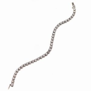 BRACCIALE TENNIS CON DIAMANTI  - Asta Gioielli - Associazione Nazionale - Case d'Asta italiane