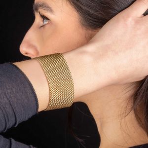BRACCIALE A MAGLIA TESSITA  - Asta Gioielli - Associazione Nazionale - Case d'Asta italiane
