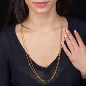 LUNGA CATENA CON PERLE  - Asta Gioielli - Associazione Nazionale - Case d'Asta italiane