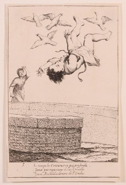 Lotto di sette incisioni da �Bertoldino�  - Asta Parade - Arredi e dipinti antichi  - Associazione Nazionale - Case d'Asta italiane