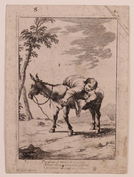 Lotto di sette incisioni da �Bertoldino�  - Asta Parade - Arredi e dipinti antichi  - Associazione Nazionale - Case d'Asta italiane