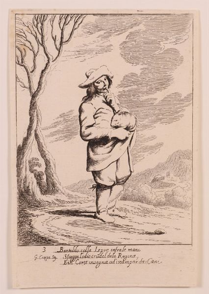 Lotto di sei incisioni da �Bertoldo�  - Asta Parade - Arredi e dipinti antichi  - Associazione Nazionale - Case d'Asta italiane