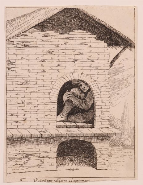 Lotto di sei incisioni da �Bertoldo�  - Asta Parade - Arredi e dipinti antichi  - Associazione Nazionale - Case d'Asta italiane