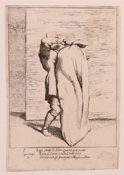 Lotto di sei incisioni da �Bertoldo�  - Asta Parade - Arredi e dipinti antichi  - Associazione Nazionale - Case d'Asta italiane