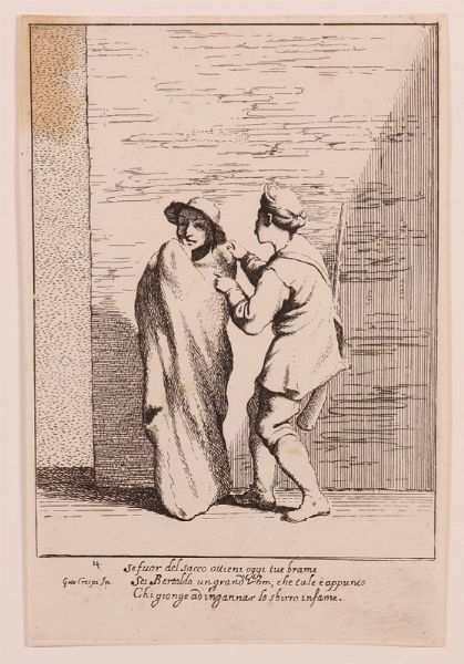 Lotto di sei incisioni da �Bertoldo�  - Asta Parade - Arredi e dipinti antichi  - Associazione Nazionale - Case d'Asta italiane