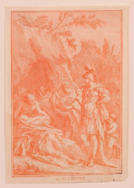 Morte di Nerone  - Asta Parade - Arredi e dipinti antichi  - Associazione Nazionale - Case d'Asta italiane