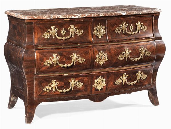 Commode in legno di noce e mogano  - Asta Parade - Arredi e dipinti antichi  - Associazione Nazionale - Case d'Asta italiane