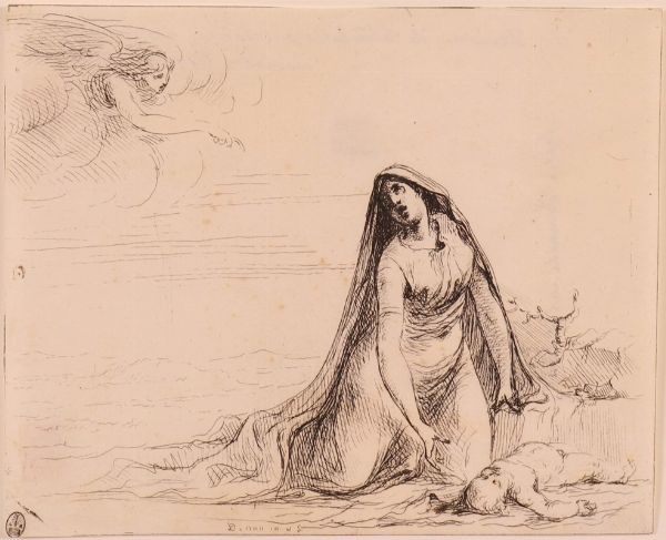 Agar e Ismaele  - Asta Parade - Arredi e dipinti antichi  - Associazione Nazionale - Case d'Asta italiane