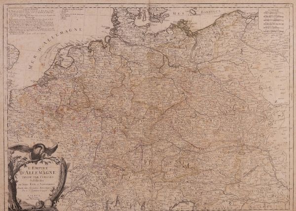 Otto carte geografiche  - Asta Parade - Arredi e dipinti antichi  - Associazione Nazionale - Case d'Asta italiane