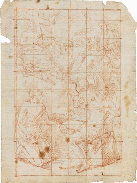 Assunzione di due Santi con San Gerolamo penitente e San Sebastiano  - Asta Parade - Arredi e dipinti antichi  - Associazione Nazionale - Case d'Asta italiane