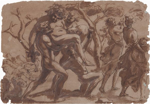 Corteo di sileno ebbro  - Asta Parade - Arredi e dipinti antichi  - Associazione Nazionale - Case d'Asta italiane