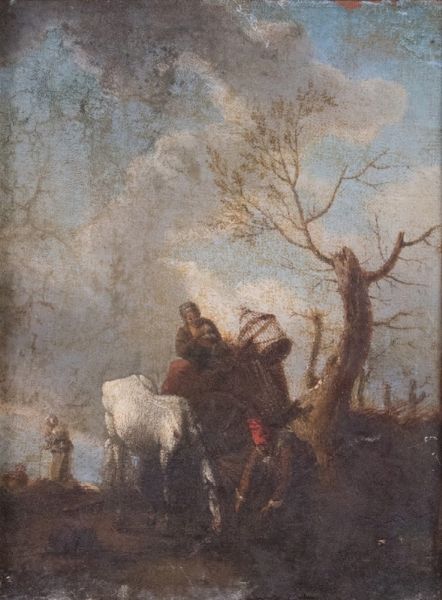 Scena di viandanti  - Asta Parade - Arredi e dipinti antichi  - Associazione Nazionale - Case d'Asta italiane