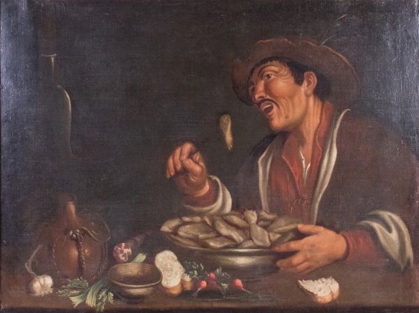 Scena d'osteria  - Asta Parade - Arredi e dipinti antichi  - Associazione Nazionale - Case d'Asta italiane