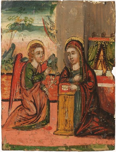 Annunciazione  - Asta Parade - Arredi e dipinti antichi  - Associazione Nazionale - Case d'Asta italiane