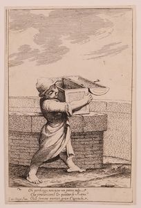 Lotto di sette incisioni da �Bertoldino�  - Asta Parade - Arredi e dipinti antichi  - Associazione Nazionale - Case d'Asta italiane