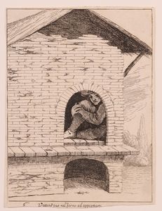 Lotto di sei incisioni da �Bertoldo�  - Asta Parade - Arredi e dipinti antichi  - Associazione Nazionale - Case d'Asta italiane