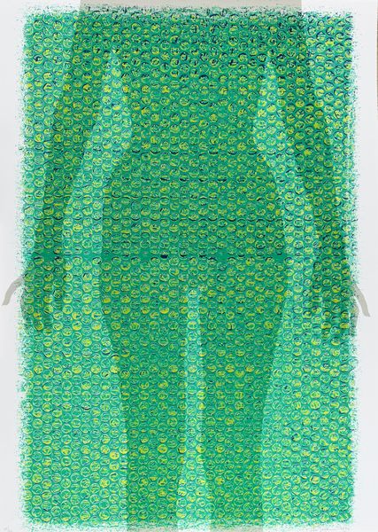 Theo Gallino : Figura femminile verde  - Asta Arte Moderna e Contemporanea - Associazione Nazionale - Case d'Asta italiane