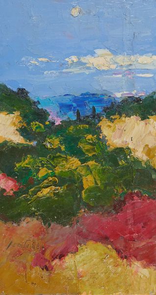 Sergio Scatizzi : Paesaggio e la luna  - Asta Arte Moderna e Contemporanea - Associazione Nazionale - Case d'Asta italiane