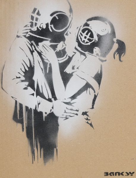 Banksy : Divers Lovers  - Asta Arte Moderna e Contemporanea - Associazione Nazionale - Case d'Asta italiane