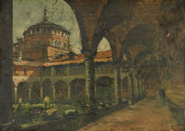 Giovanni Buivego : Chiostro della Madonna  - Asta Arte Moderna e Contemporanea - Associazione Nazionale - Case d'Asta italiane