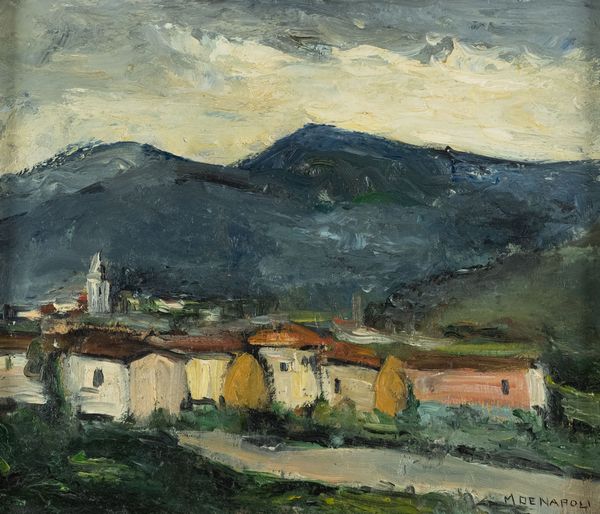 De Napoli Michele : Paesaggio  - Asta Arte Moderna e Contemporanea - Associazione Nazionale - Case d'Asta italiane