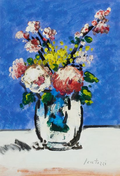Sergio Scatizzi : Vaso di fiori  - Asta Arte Moderna e Contemporanea - Associazione Nazionale - Case d'Asta italiane