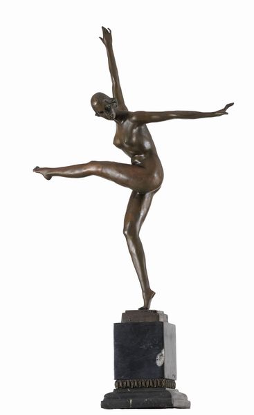 Demetre Chiparus : Ballerina  - Asta Arte Moderna e Contemporanea - Associazione Nazionale - Case d'Asta italiane