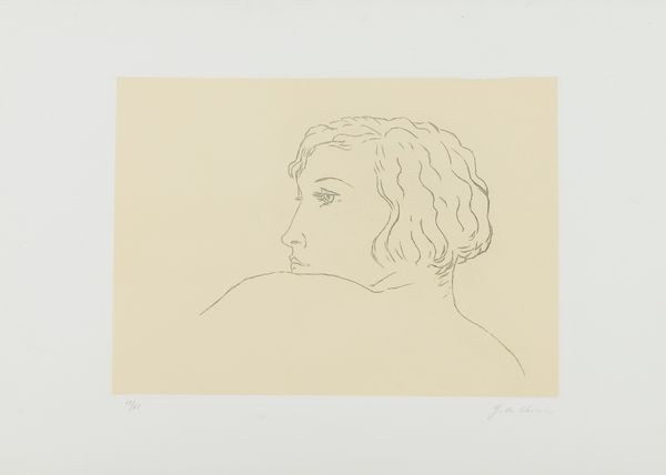 Giorgio de Chirico : Profilo di donna  - Asta Arte Moderna e Contemporanea - Associazione Nazionale - Case d'Asta italiane