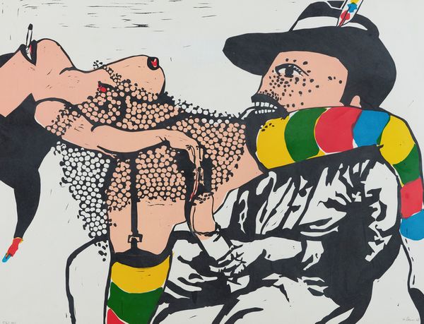 Hemirad Prem : Scena erotica  - Asta Arte Moderna e Contemporanea - Associazione Nazionale - Case d'Asta italiane