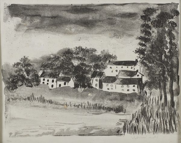 Maurcie De Vlaminck : House in the village  - Asta Arte Moderna e Contemporanea - Associazione Nazionale - Case d'Asta italiane