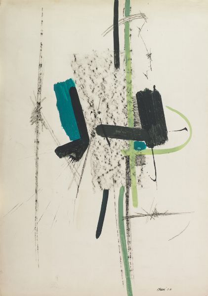 WALTER FUSI : Senza titolo  - Asta Arte Moderna e Contemporanea - Associazione Nazionale - Case d'Asta italiane