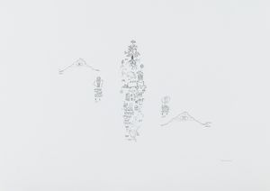 Baruchello Gianfranco, La Pietra Ugo e Strazza Guid - Segni incisi per Marina di Ravenna