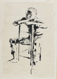 Xavier Bueno - Fanciullo seduto