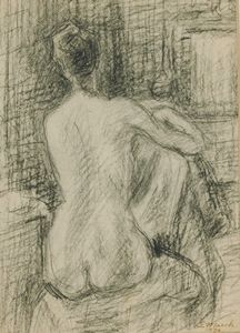 Giovanni March - Nudo di schiena