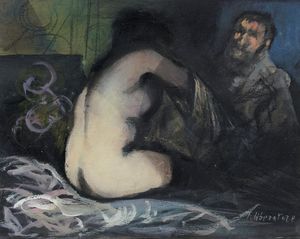 Fausto Maria Liberatore - Pittore e modella