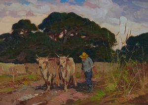 Enzo Lenzi - Paesaggio autunnale