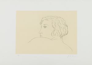 Giorgio de Chirico - Profilo di donna