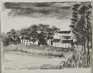 Maurcie De Vlaminck - House in the village