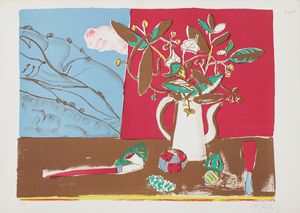 Alfredo Fabbri - Paesaggio e natura morta