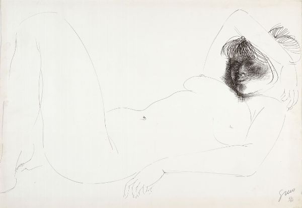 Emilio Greco : Nudo femminile.  - Asta Arte Moderna e Contemporanea - Associazione Nazionale - Case d'Asta italiane