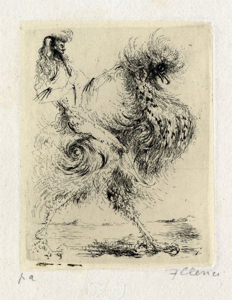 Fabrizio Clerici : Lotto composto di 6 incisioni.  - Asta Arte Moderna e Contemporanea - Associazione Nazionale - Case d'Asta italiane