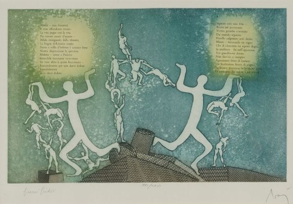 ENRICO BAJ : Essenzialmente per non darvi dolore, essenzialmente io vi davo dolore.  - Asta Arte Moderna e Contemporanea - Associazione Nazionale - Case d'Asta italiane