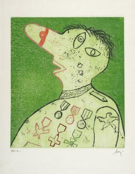 ENRICO BAJ : Generale.  - Asta Arte Moderna e Contemporanea - Associazione Nazionale - Case d'Asta italiane