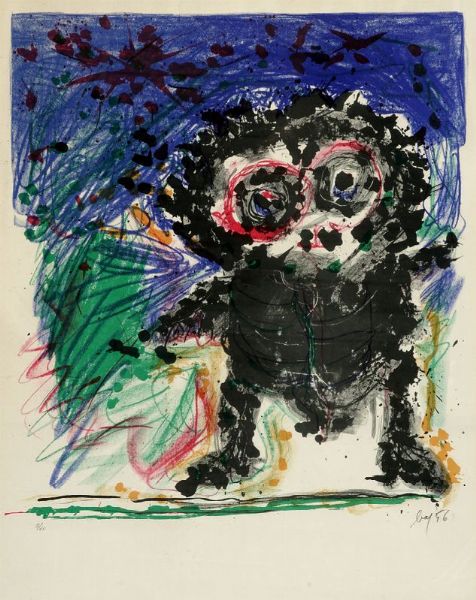 ENRICO BAJ : Il piccolo figlio dell'Hubub.  - Asta Arte Moderna e Contemporanea - Associazione Nazionale - Case d'Asta italiane