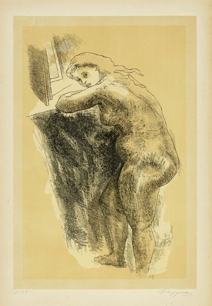 Giuseppe Capogrossi : Donna.  - Asta Arte Moderna e Contemporanea - Associazione Nazionale - Case d'Asta italiane