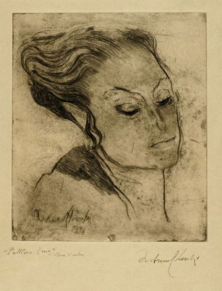 ARTURO CHECCHI : L'ultima Zena.  - Asta Arte Moderna e Contemporanea - Associazione Nazionale - Case d'Asta italiane