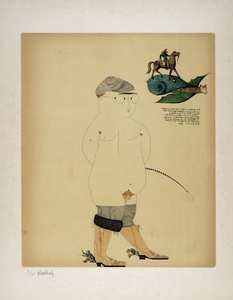 Gaetano Pompa : Senza titolo.  - Asta Arte Moderna e Contemporanea - Associazione Nazionale - Case d'Asta italiane