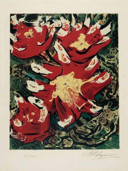 DAVID ALFARO SIQUEROS : Tierra roja.  - Asta Arte Moderna e Contemporanea - Associazione Nazionale - Case d'Asta italiane