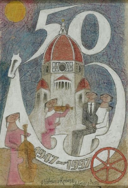 Adorno Bonciani : Firenze.  - Asta Arte Moderna e Contemporanea - Associazione Nazionale - Case d'Asta italiane