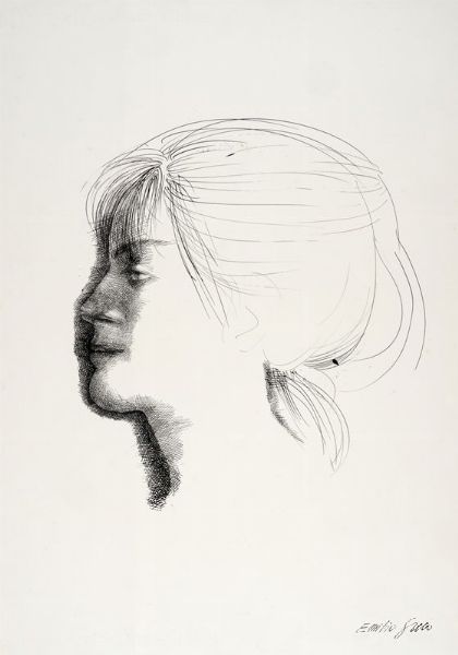 Emilio Greco : 3 ritratti femminili e 1 schizzo.  - Asta Arte Moderna e Contemporanea - Associazione Nazionale - Case d'Asta italiane